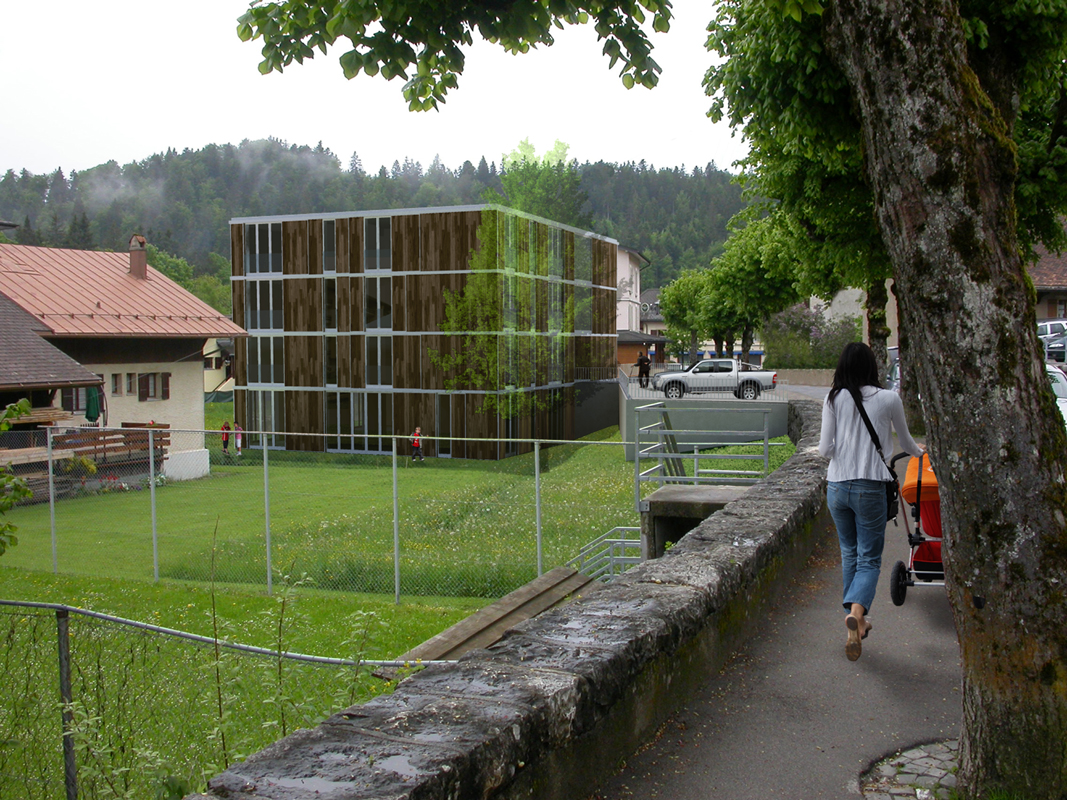 bâtiment communal à st-cergue - 2008